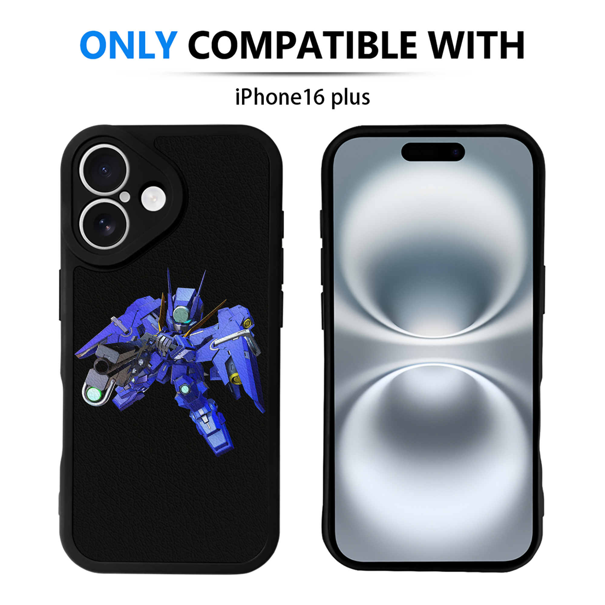 （画像用） 機動戦士ガンダム Mobile Suit Gundam 【iPhone 16シリーズ対応】シリコンスマホケース（レザー調） 材質：シリコン